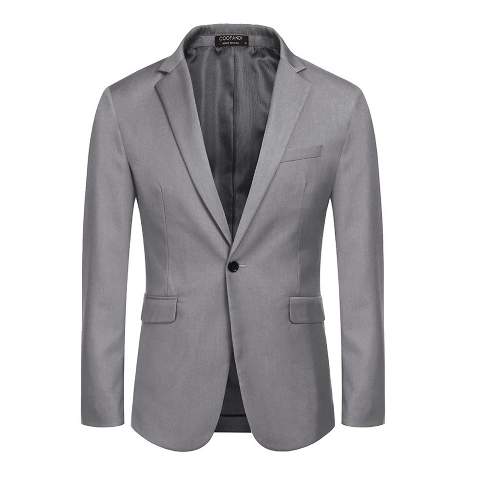 COOFANDY Mens Sport Coat Casual Blazer One Button Business Suit Jacket NWT Sz 3X